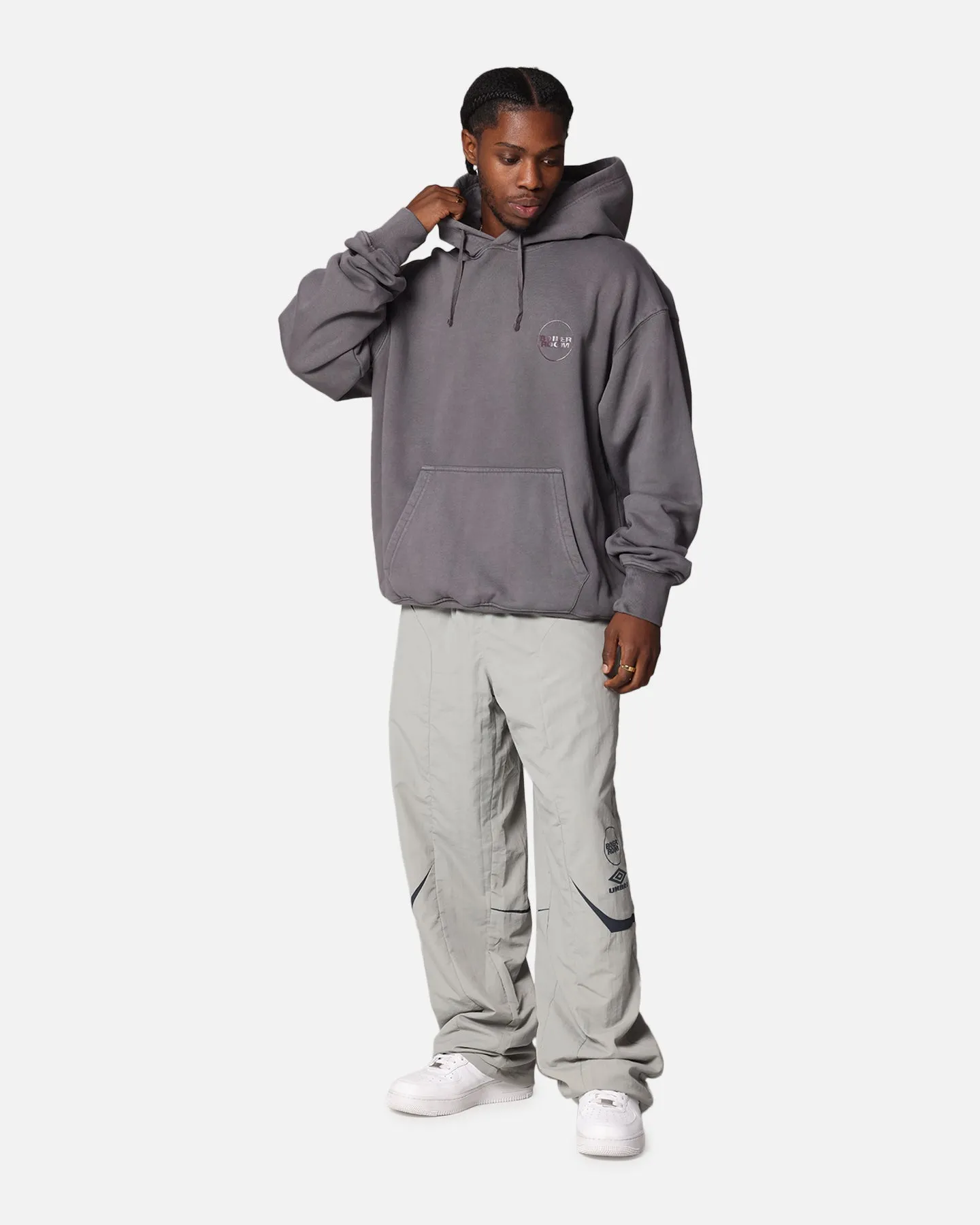 Boiler Room Core Boiler Room Kapuzenpullover Schiefer