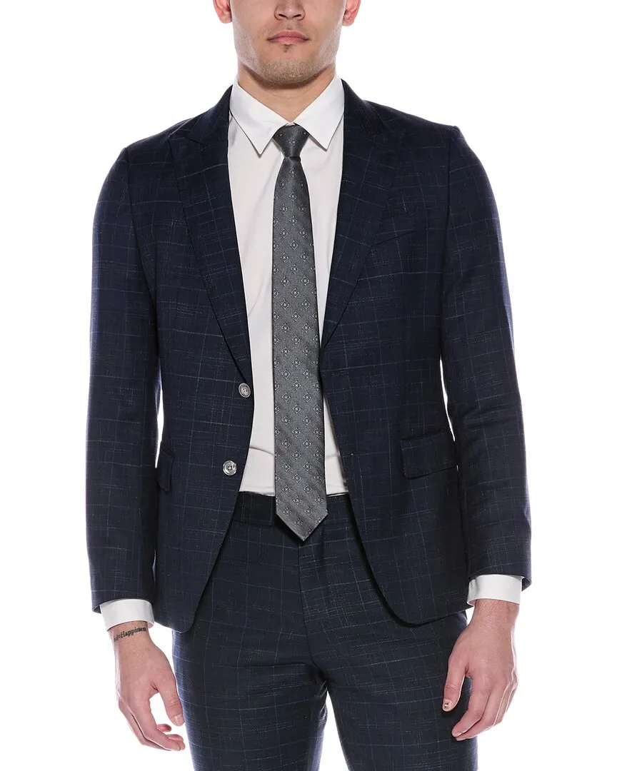 BOSS Hugo Boss 2-teiliger Slim Fit Anzug aus Wollmischgewebe