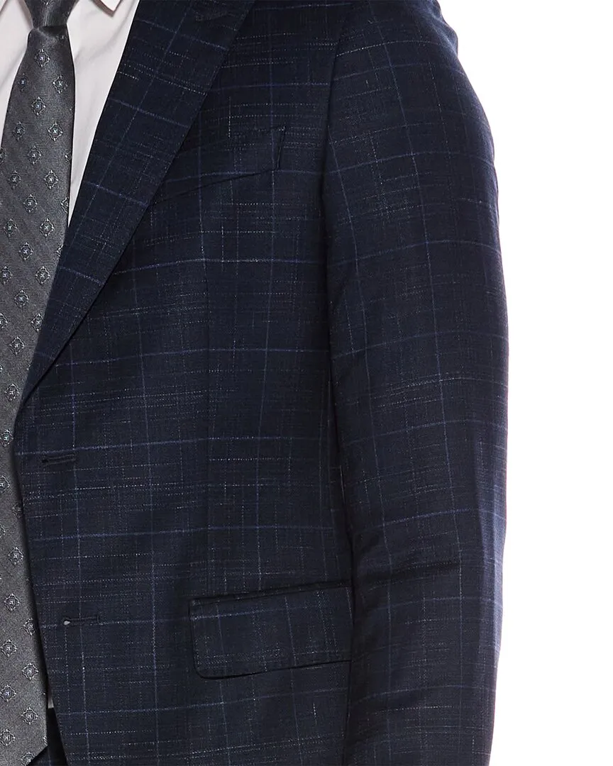 BOSS Hugo Boss 2-teiliger Slim Fit Anzug aus Wollmischgewebe