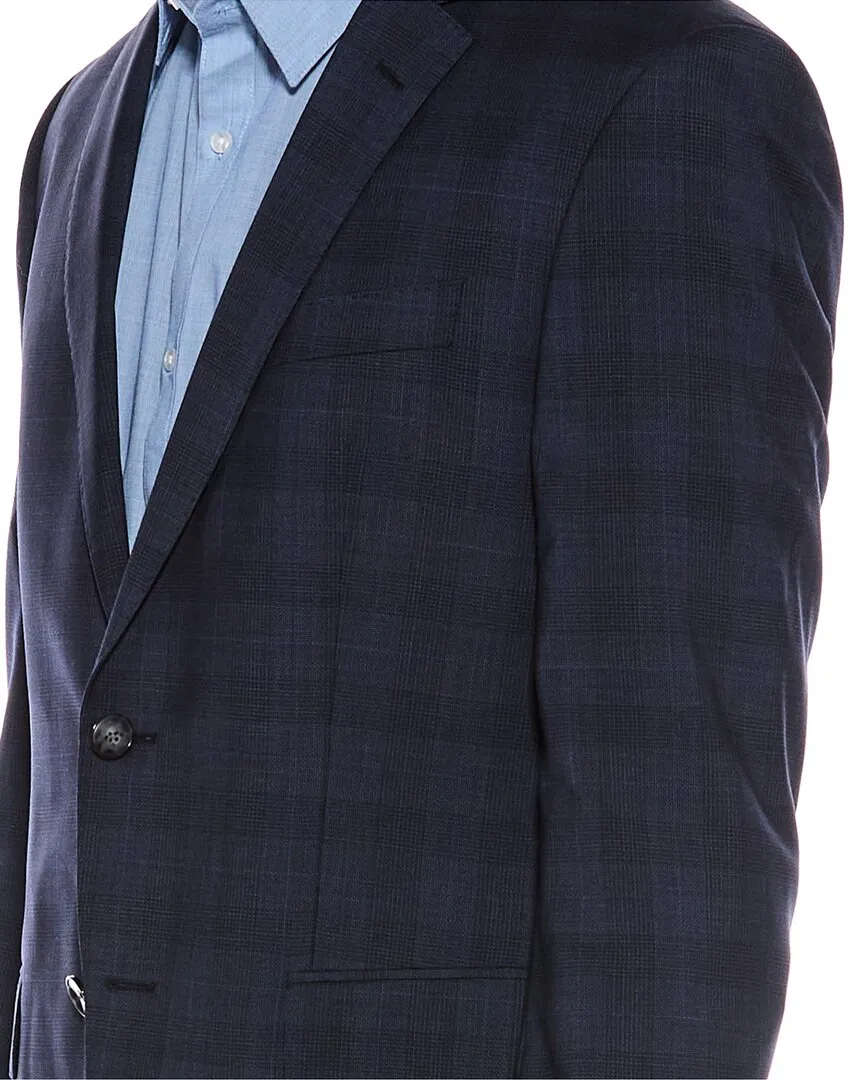 BOSS Hugo Boss 2-teiliger Slim Fit Wollanzug