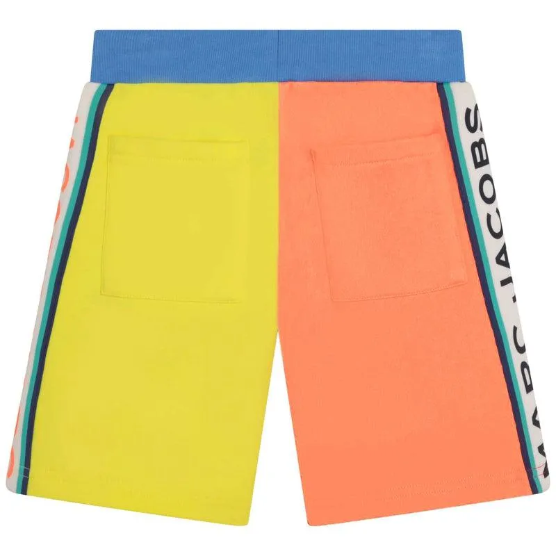 Jungen Beige Farbblock Shorts