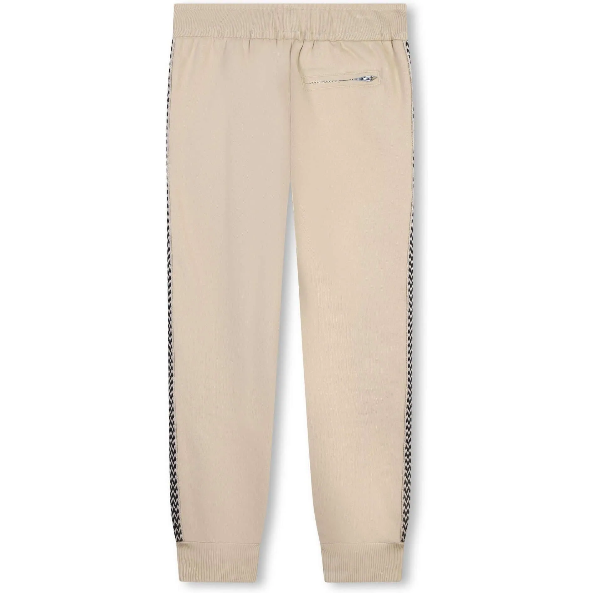Jungen Beige Curb Logo Jogginghosen