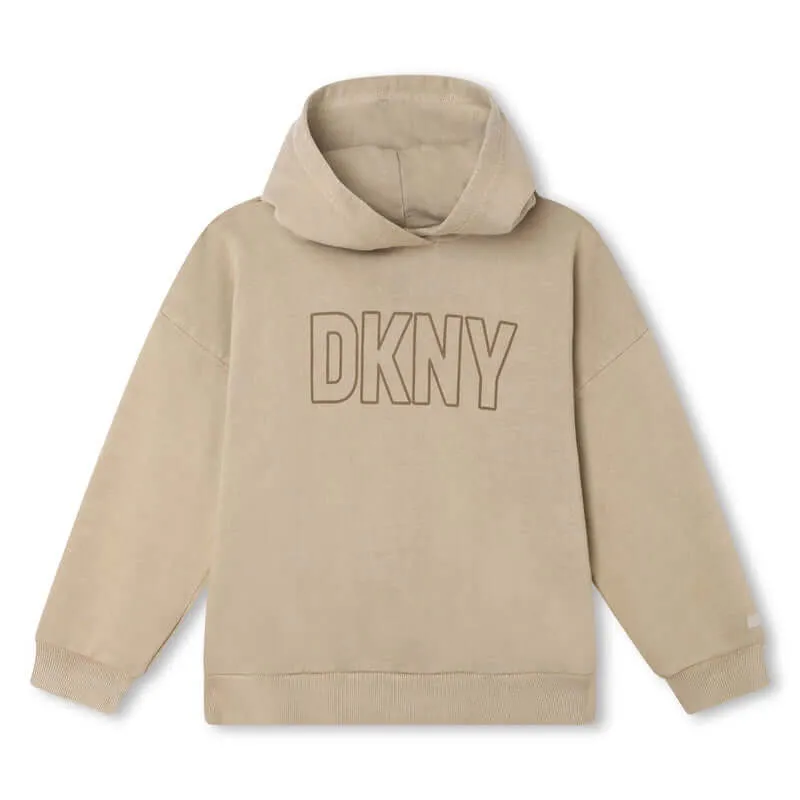 Jungen Beige Kapuzenpullover