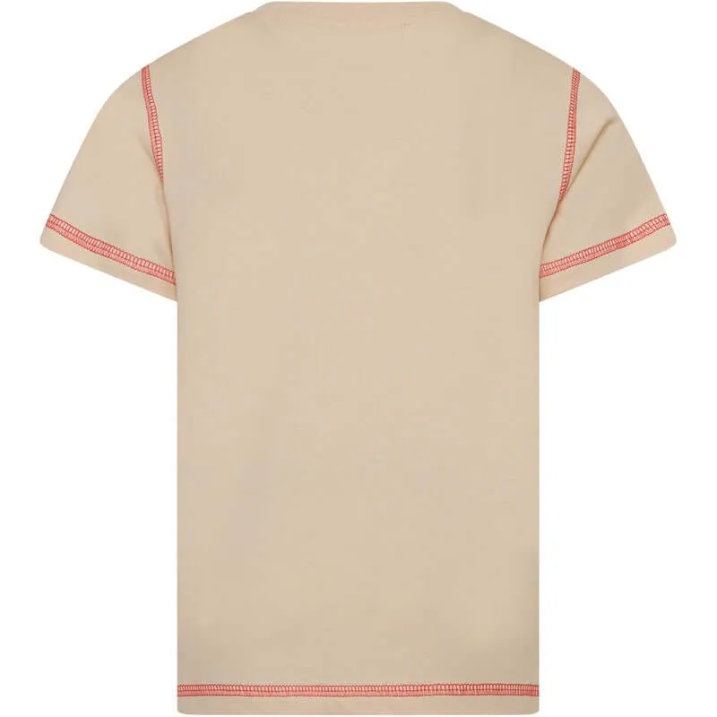 Jungen Beige Logo T-Shirt