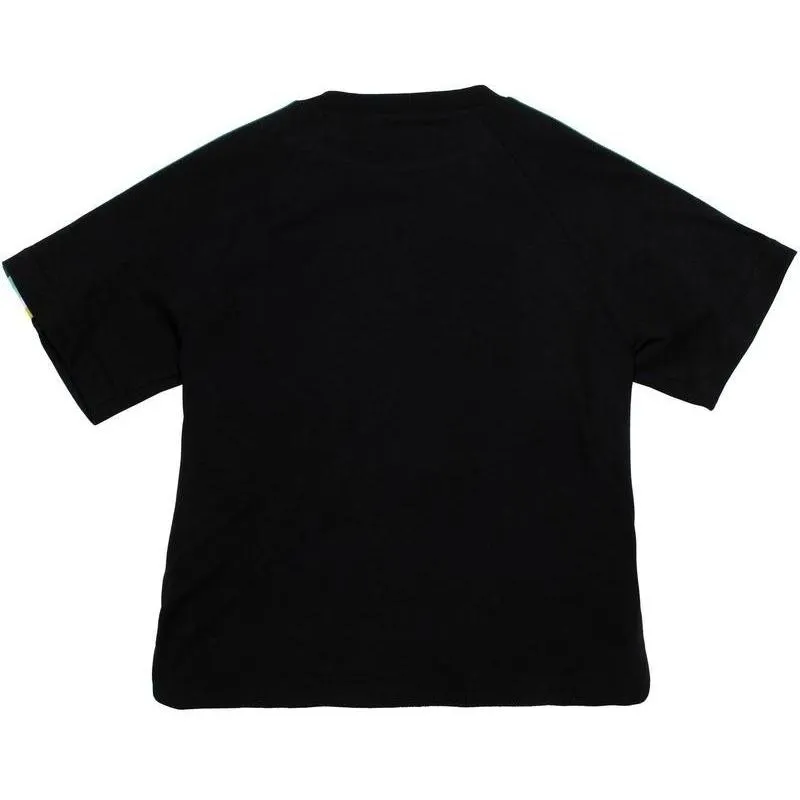 Jungen Schwarz & Grün Logo T-Shirt