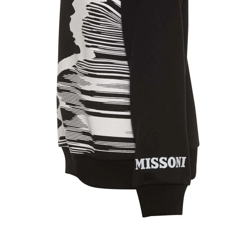 Jungen Kapuzenpullover Schwarz & Weiß