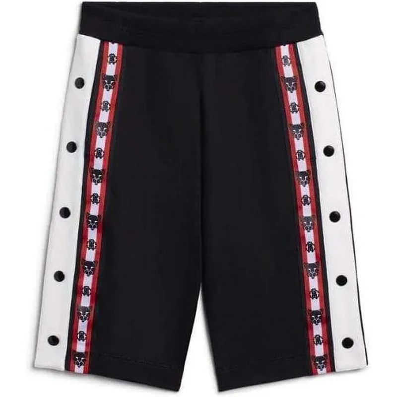 Jungen Schwarze Bermuda-Shorts