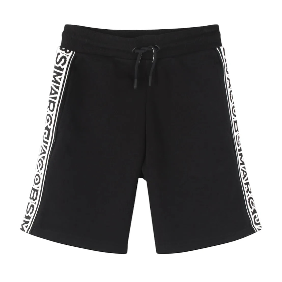 Jungen Schwarze Logo Shorts