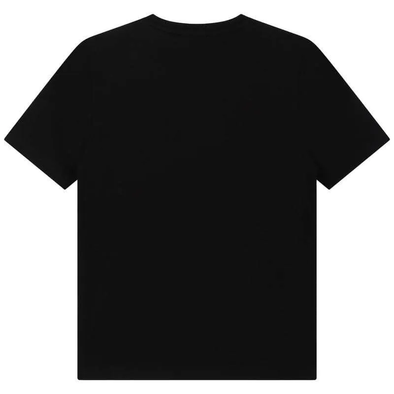 Jungen Schwarzes Logo T-Shirt