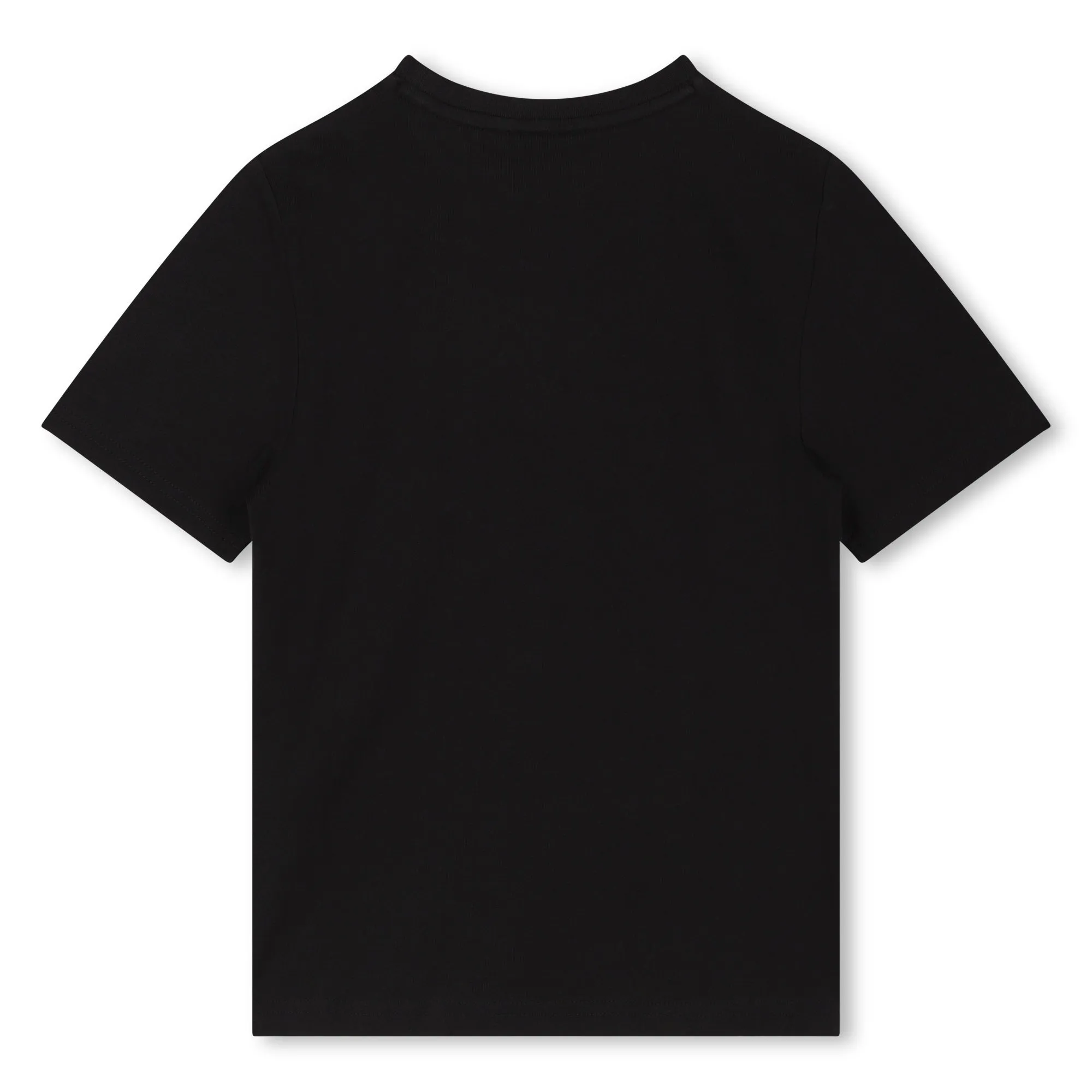 Jungen Schwarzes Kurzarm T-Shirt