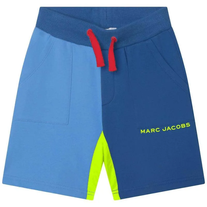 Jungen Kurze Hose mit Blauem Farbblock