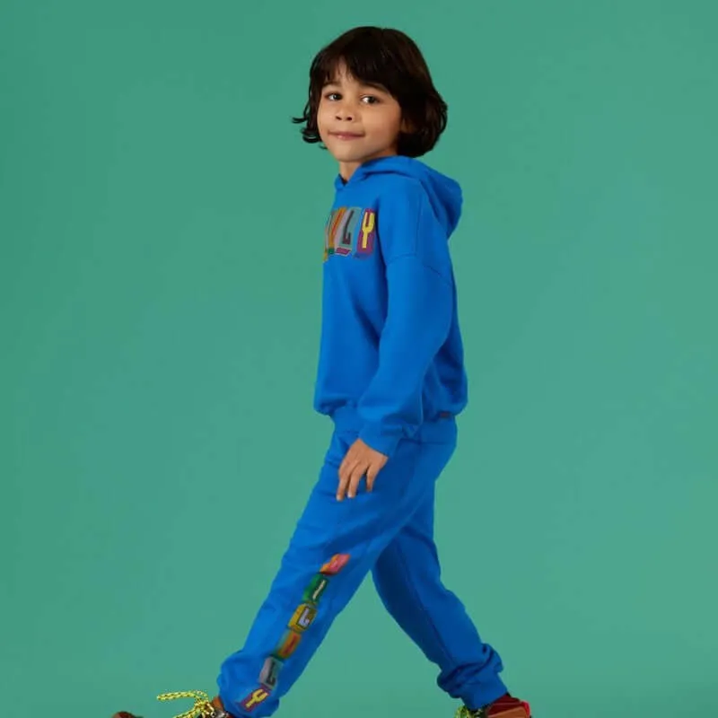 Jungen Blau Baumwolle Haro Tracksuit