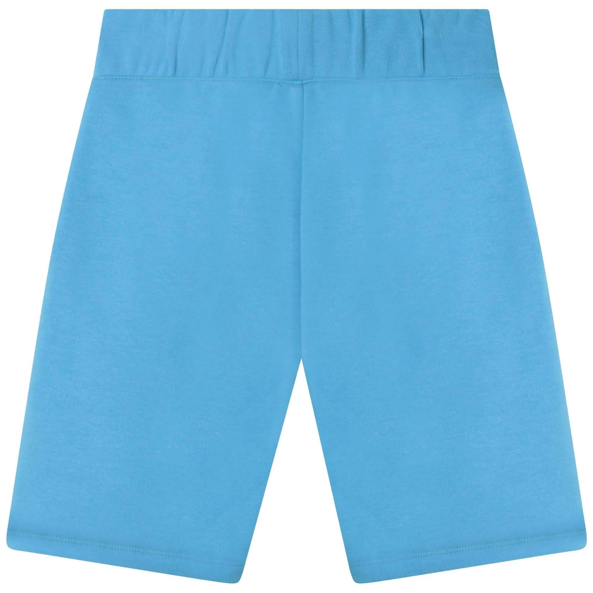 Jungen Blaue Baumwoll-Logo Shorts