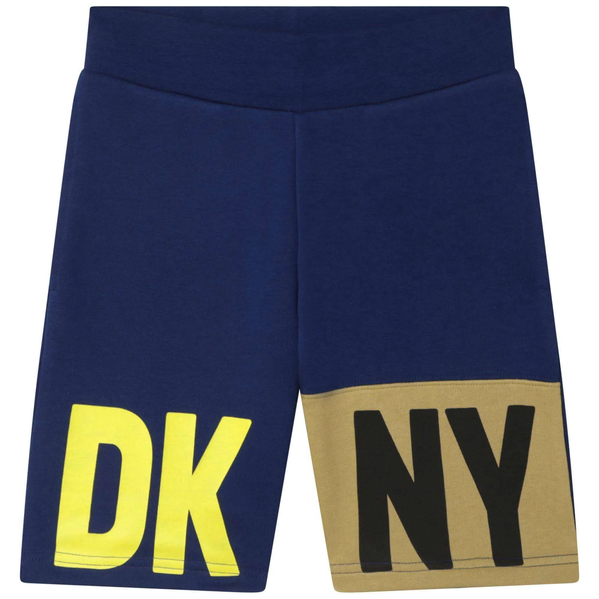 Jungen Blaue Baumwoll-Logo Shorts