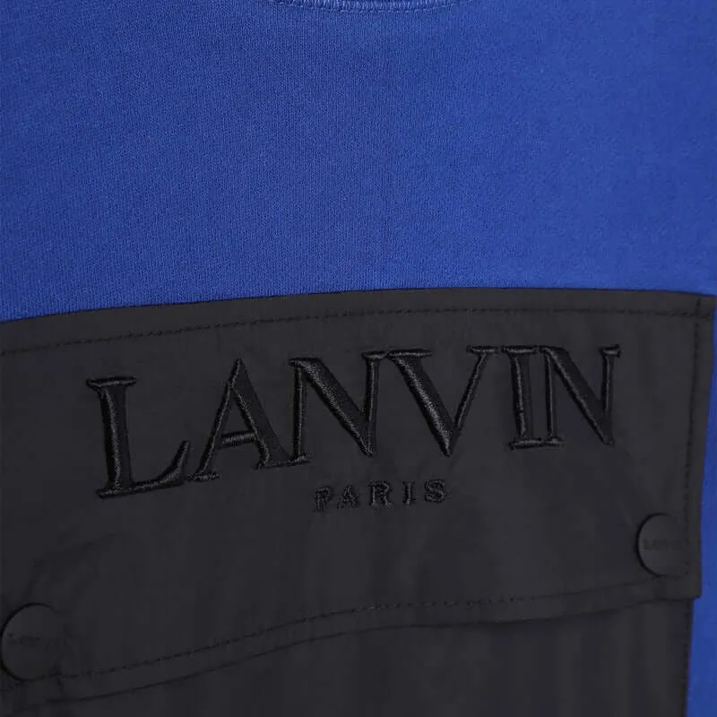 Jungen Blau Baumwoll Sweatshirt a