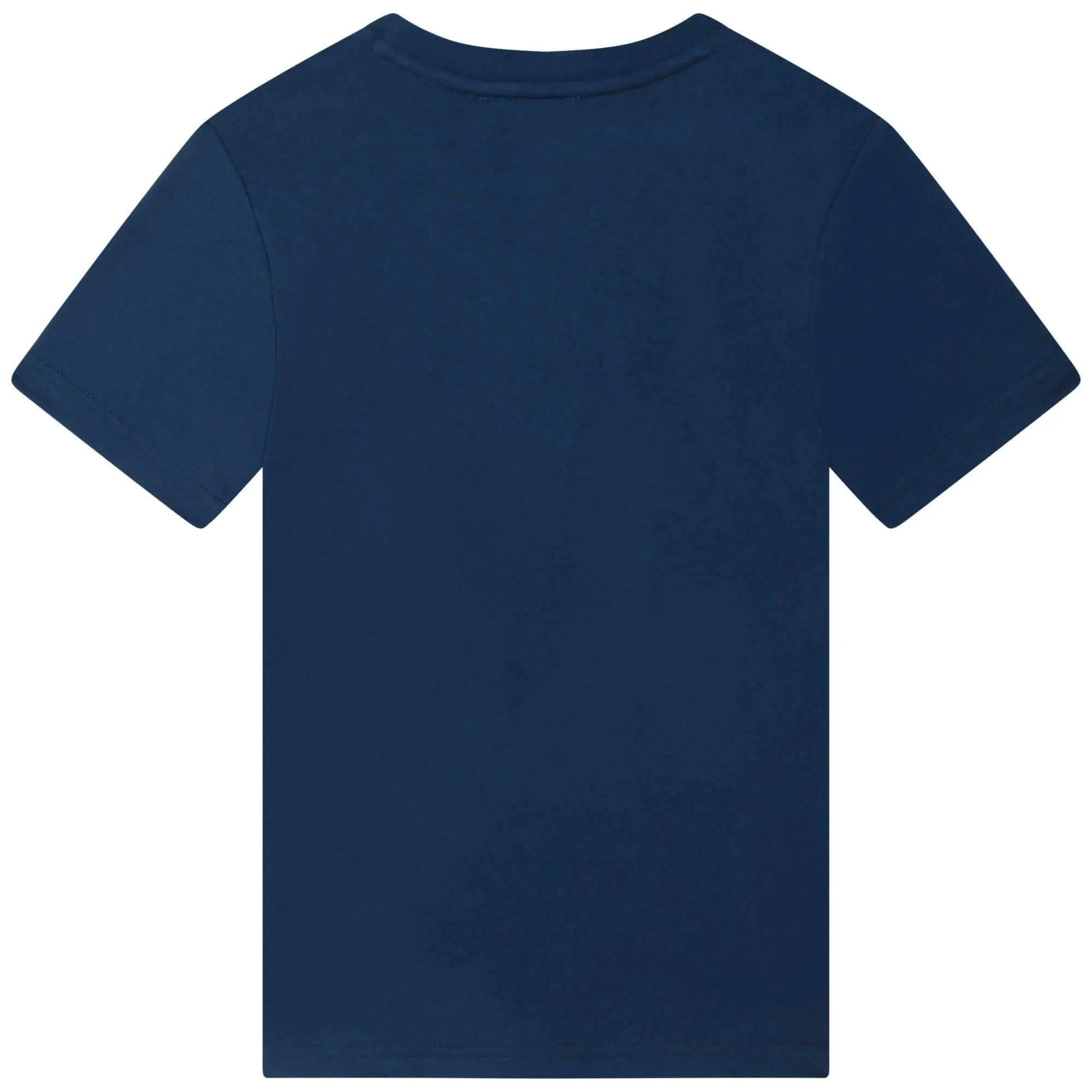 Jungen Blaues Baumwoll-T-Shirt
