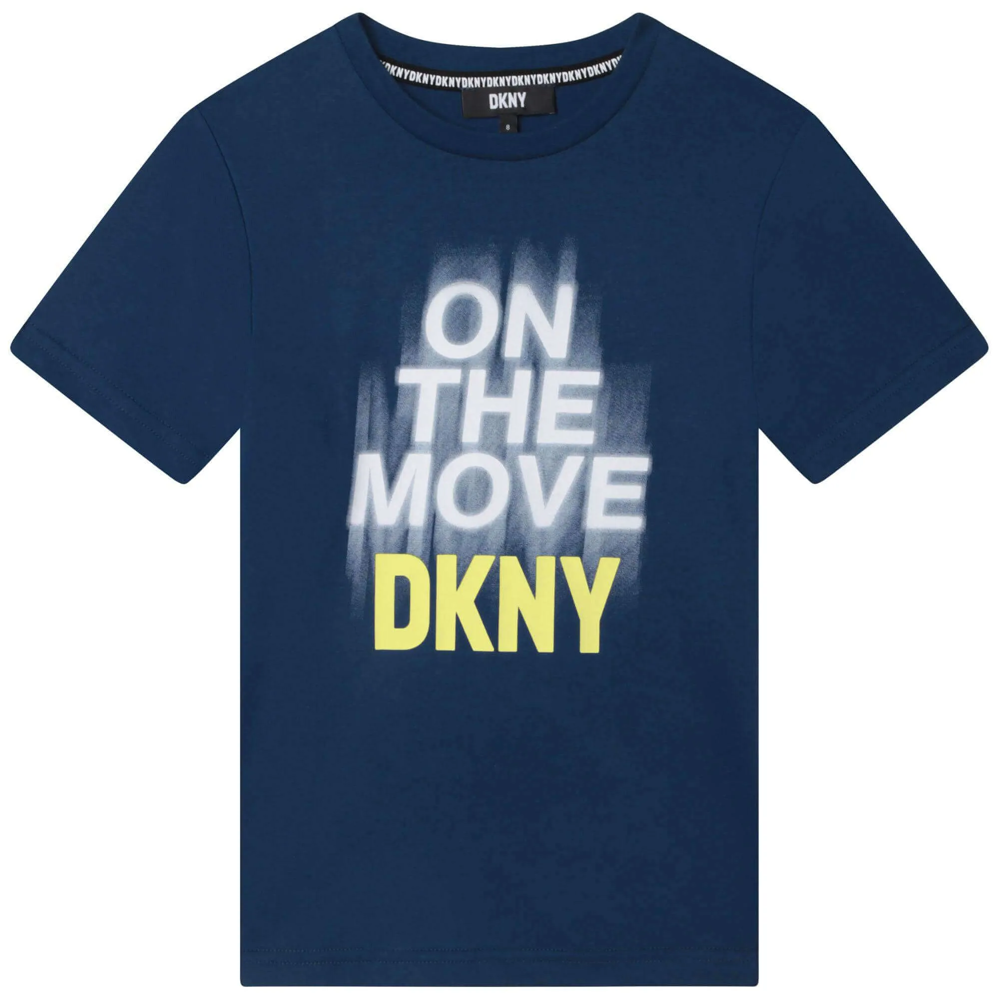 Jungen Blaues Baumwoll-T-Shirt