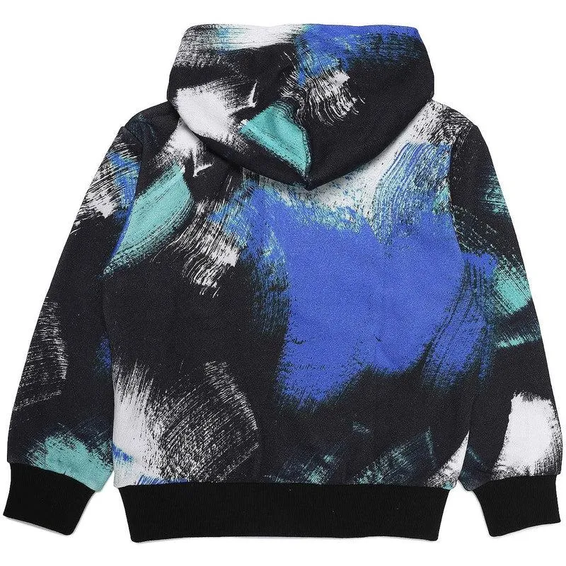 Jungen Blau Druck Sweatshirt