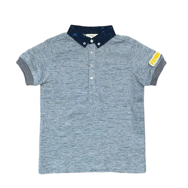 Blaues Fendi Polohemd für Jungen