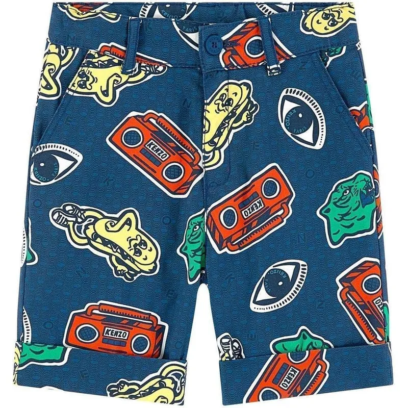 Jungen Blaue Ferdinand Shorts