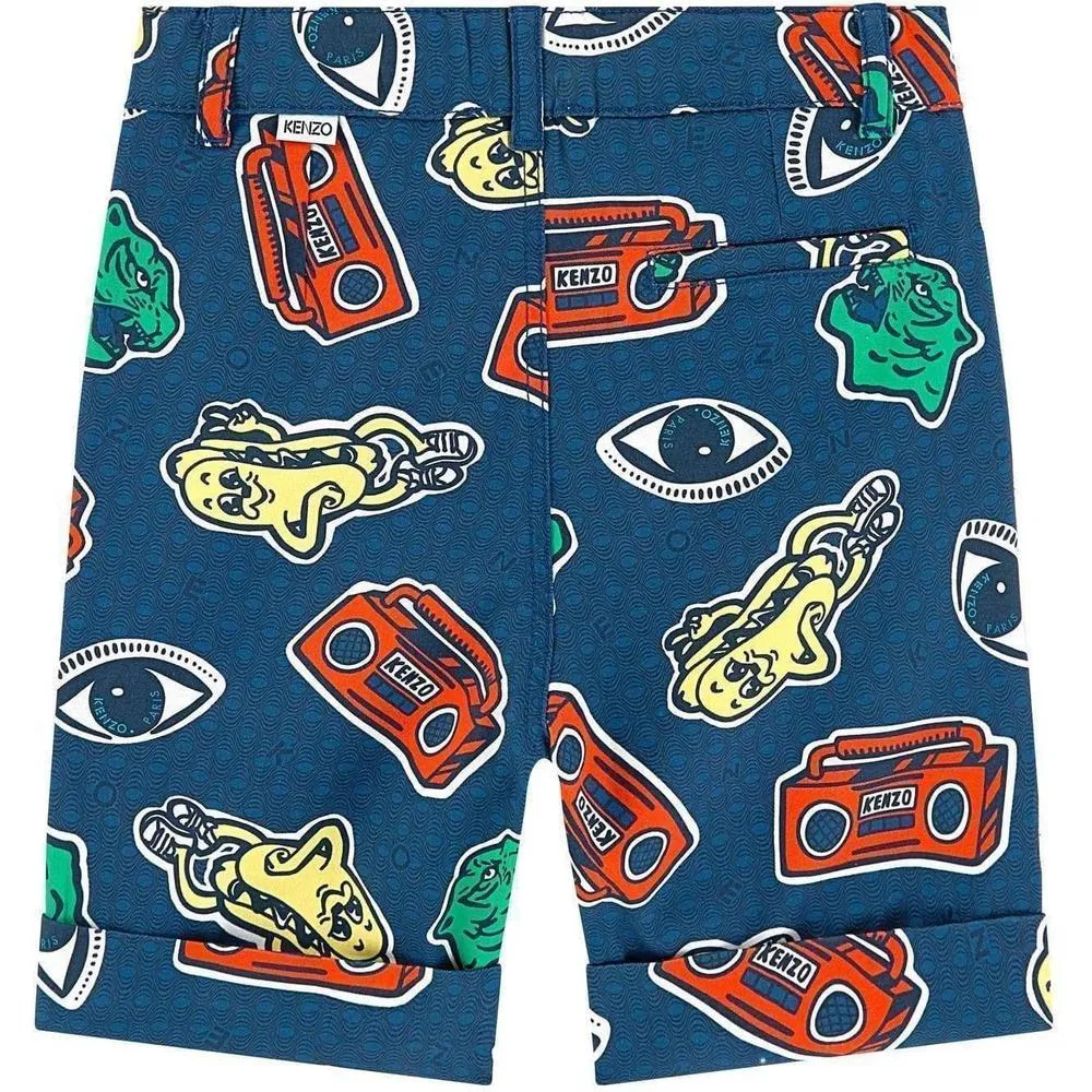 Jungen Blaue Ferdinand Shorts