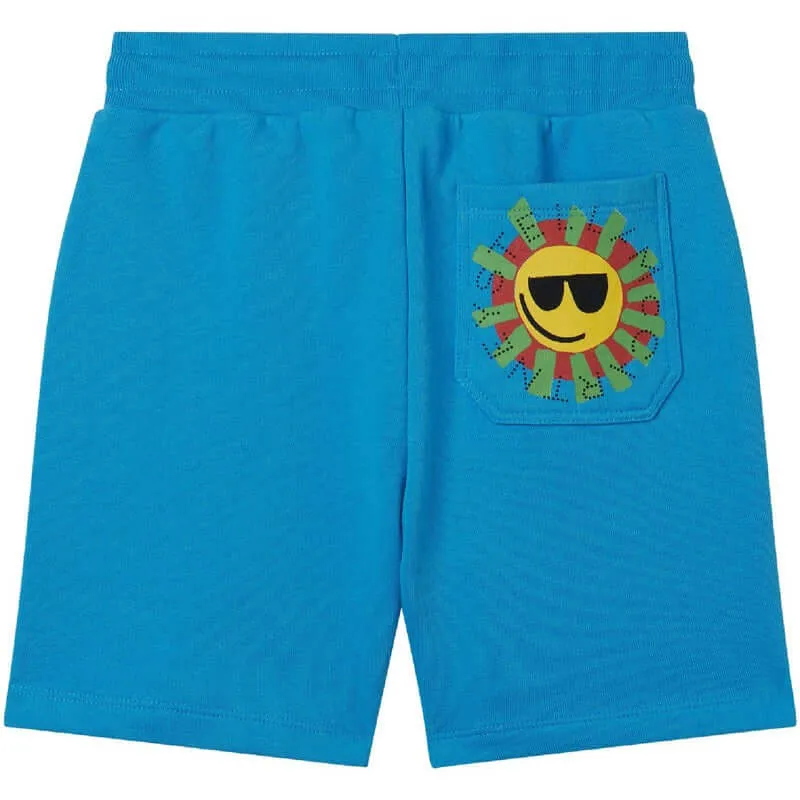 Jungen Blaue Trikot Shorts