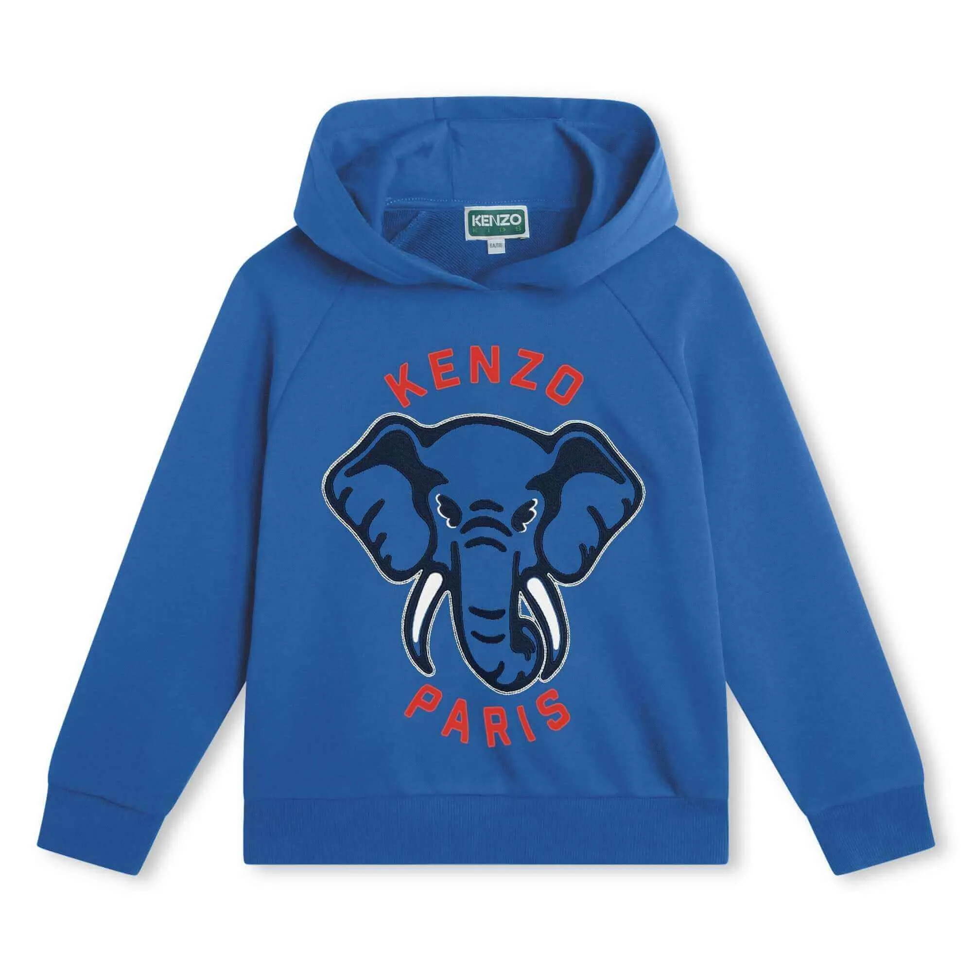 Jungen Blau Kenzo Paris Elefant Kapuzenpullover