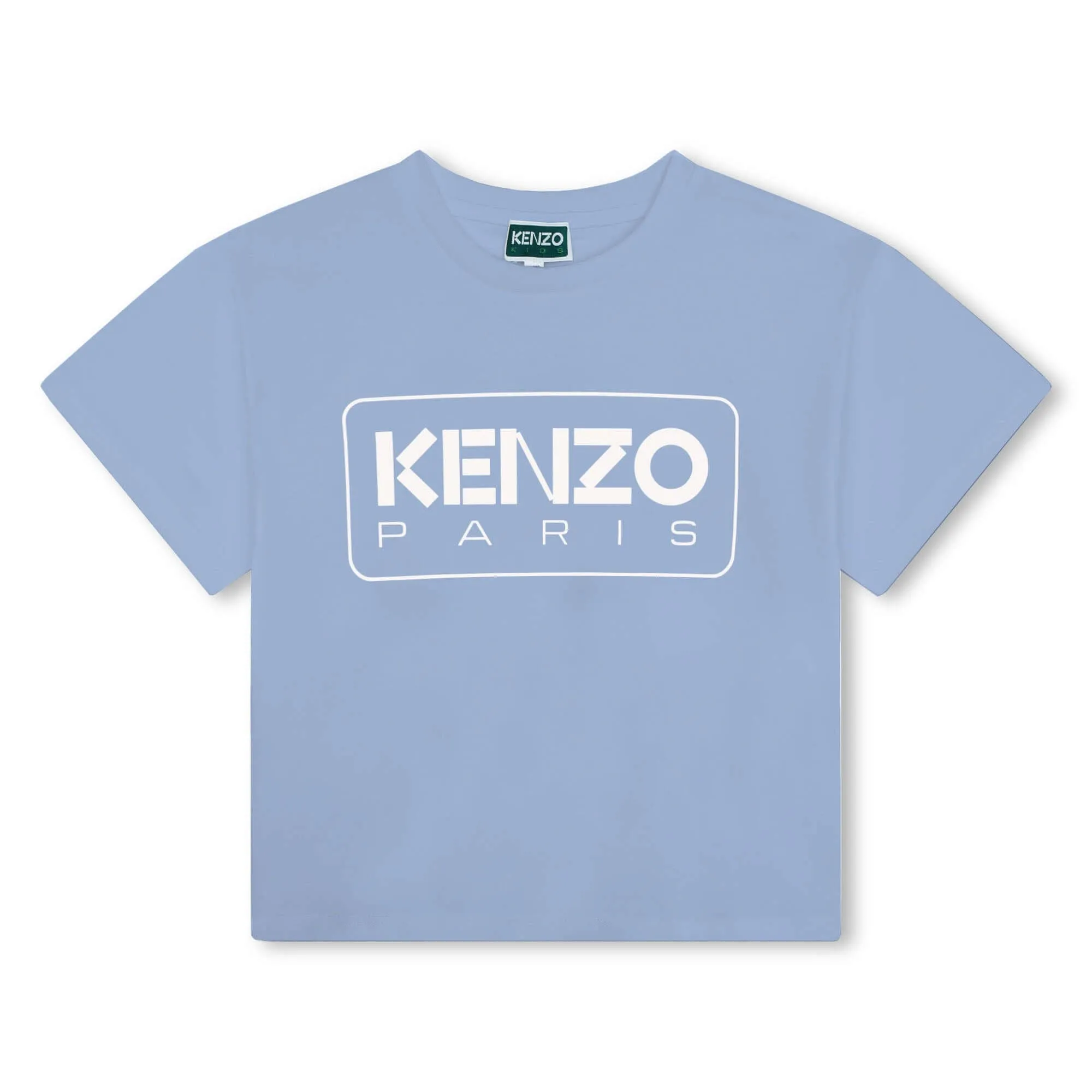 Jungen Blaues Kenzo Paris Logo T-Shirt
