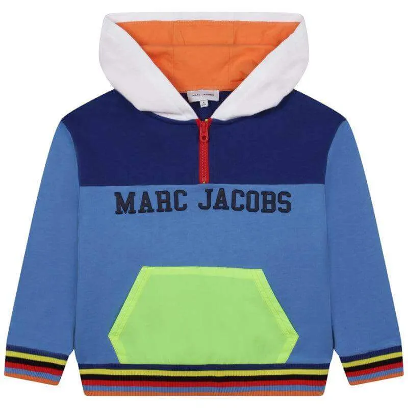 Jungen Blau Logo Kapuzenpullover