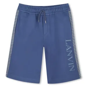 Boys Blue Logo Shorts
