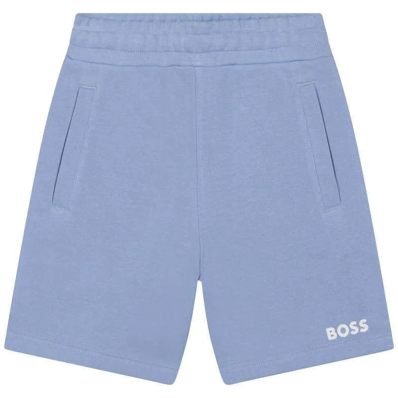 Jungen Blaue Logo Shorts