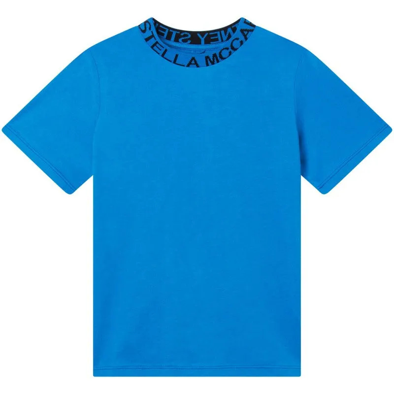 Jungen Blaues Logo T-Shirt