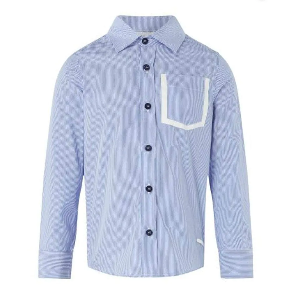 Blaues Hemd für Jungen