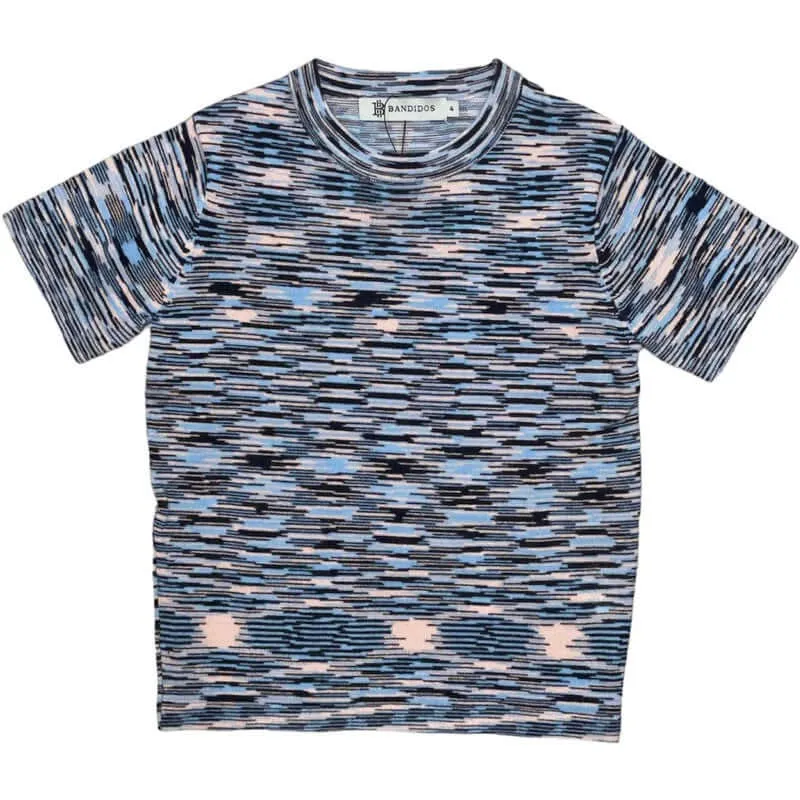 Jungen Space-Dye T-Shirt in Blau