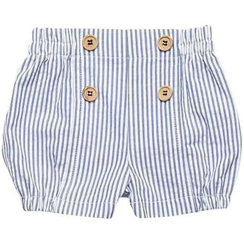Jungen Kurze Hose mit blauen Streifen