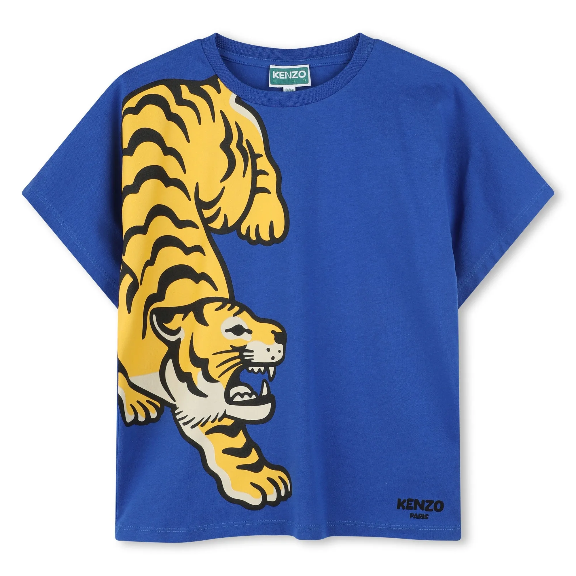 Jungen Blaues Tiger T-Shirt