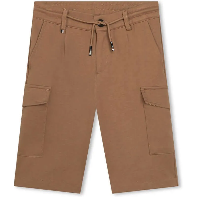 Braune Cargo-Shorts für Jungen