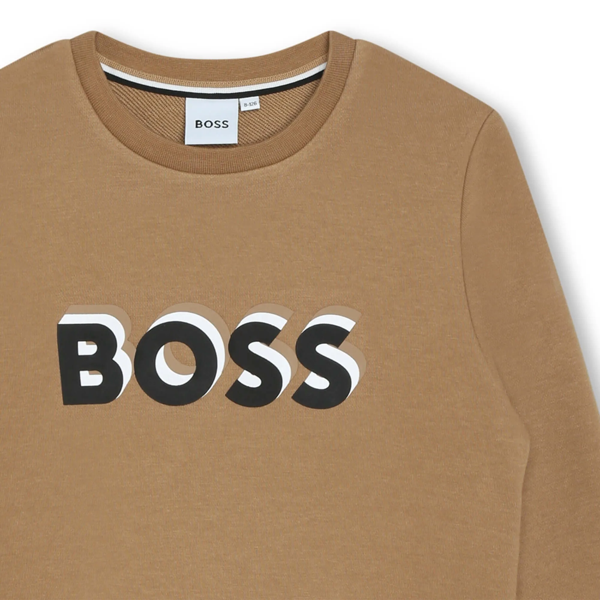 Brauner Logo-Sweatshirt für Jungen