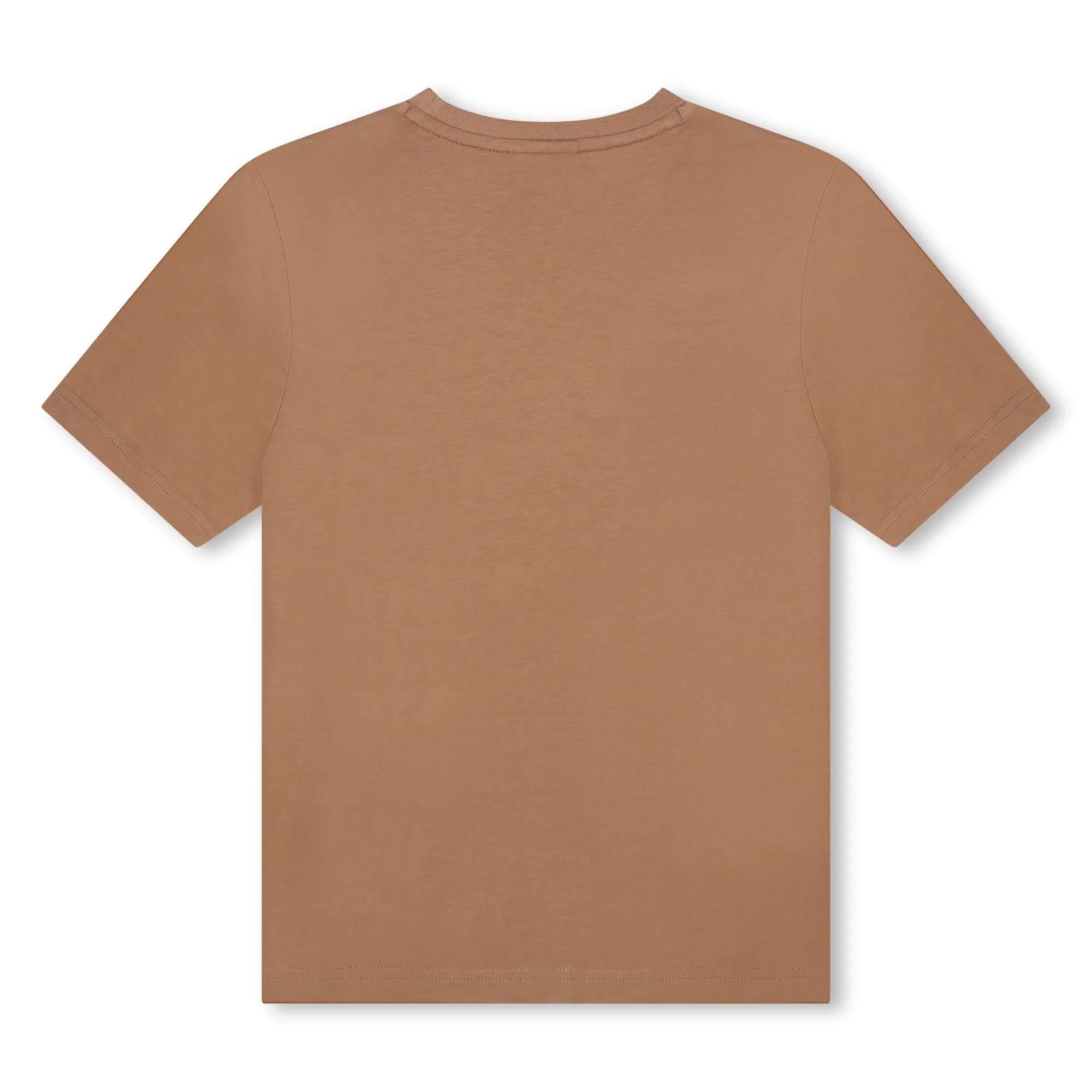 Braunes Kurzarm-T-Shirt für Jungen