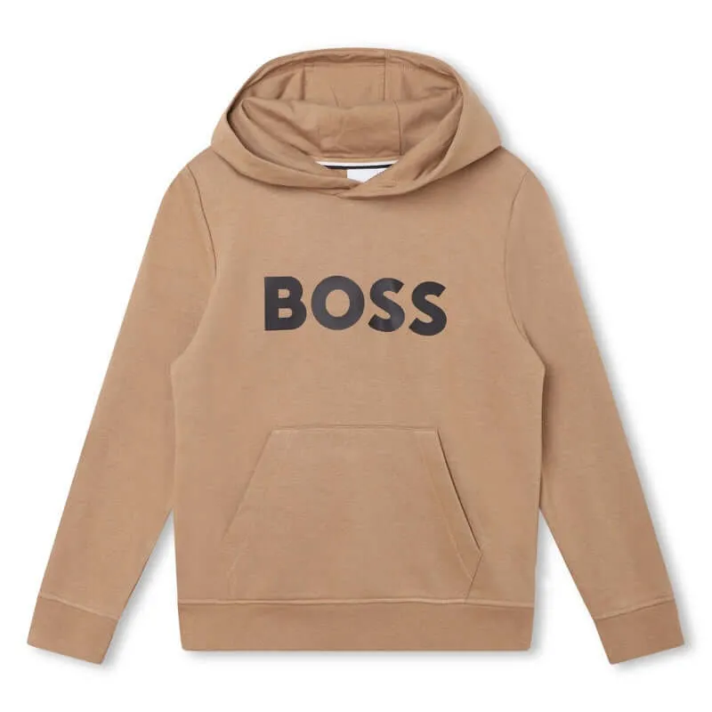 Jungen Kamel Kapuzenpullover mit Logo