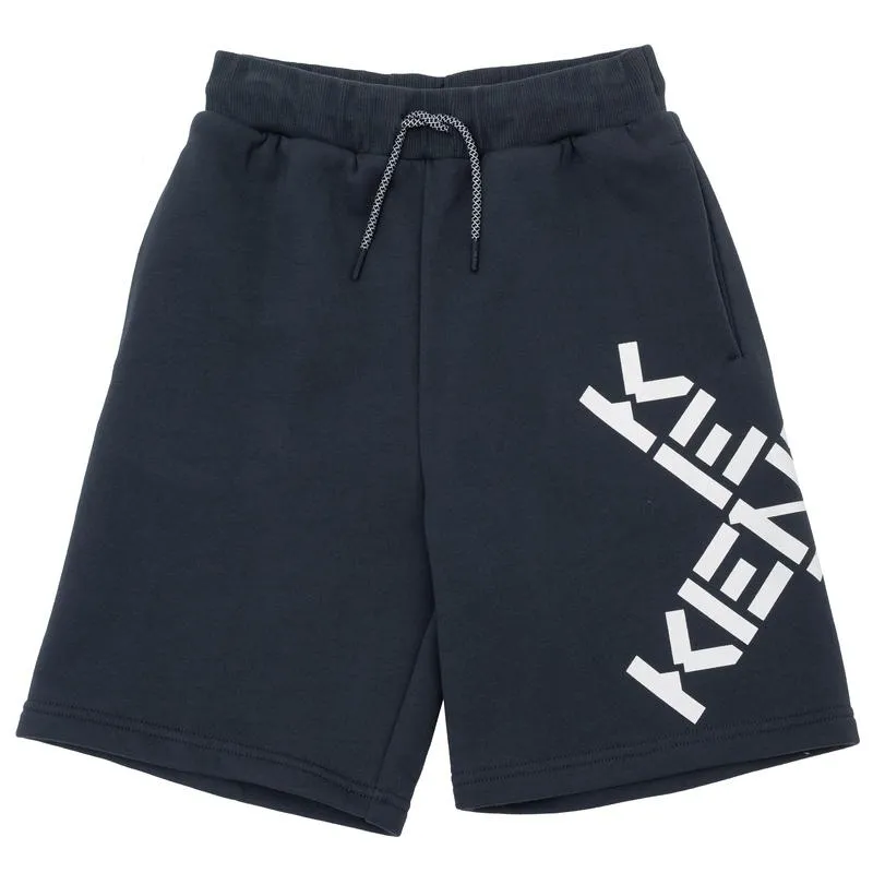 Jungen Kohlegraue Kreuz Bermuda-Shorts
