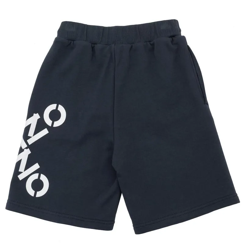 Jungen Kohlegraue Kreuz Bermuda-Shorts