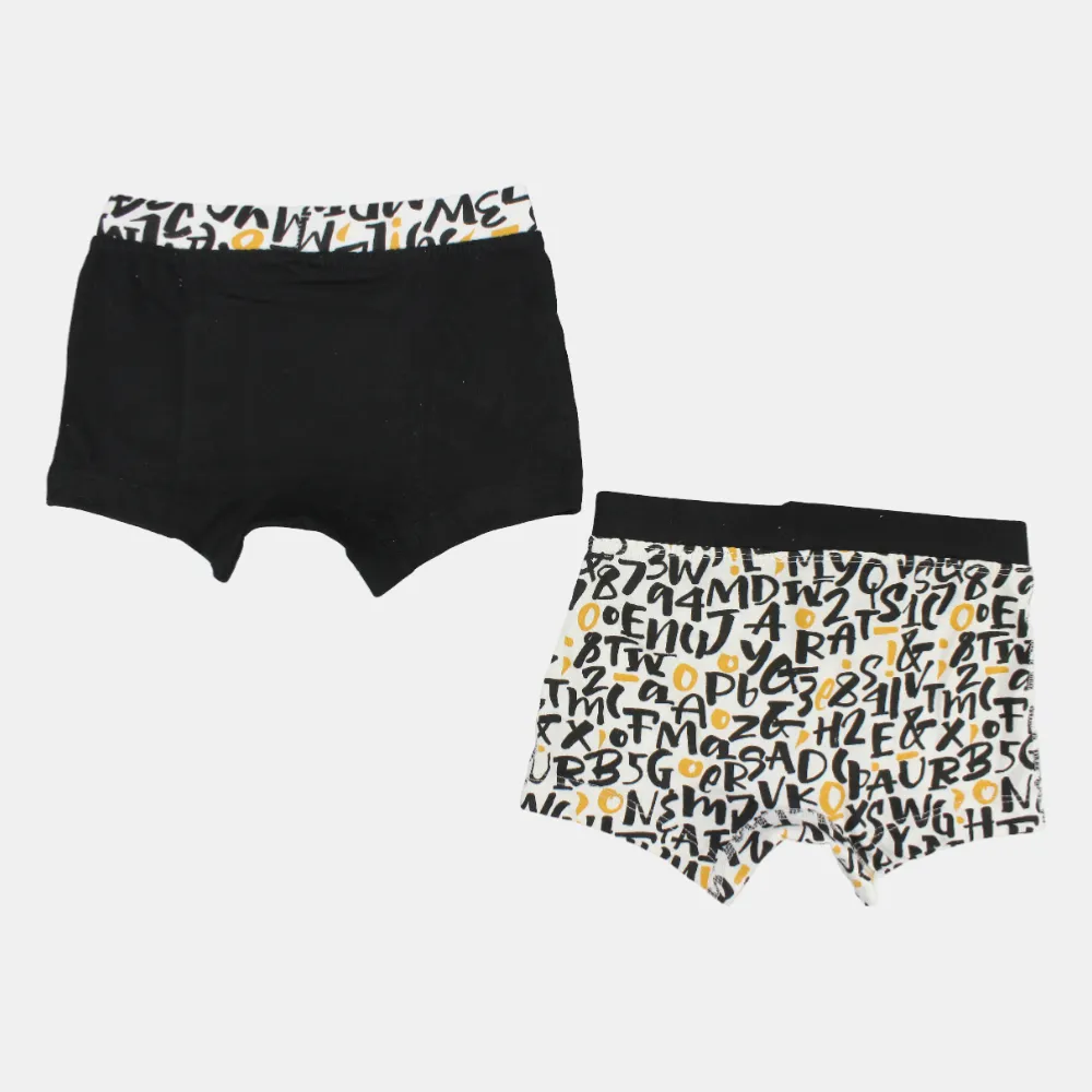 Baumwoll-Boxershorts für Jungen – Grau & Marine (2er Pack)