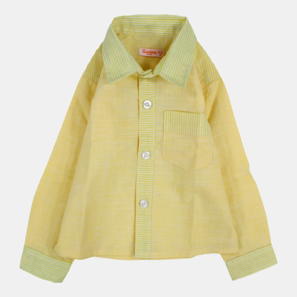 Jungen Baumwoll-Langarmhemd mit lustigen Farben