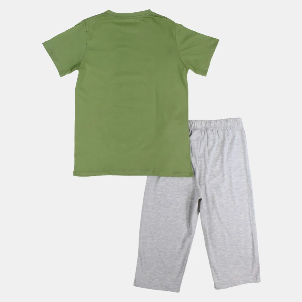 Jungen Baumwoll-Schlafanzug-Set - Hawaii Surf Druck