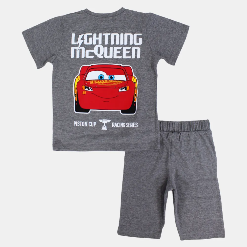 Baumwoll-Pyjama-Set für Jungen - Lightning McQueen Design