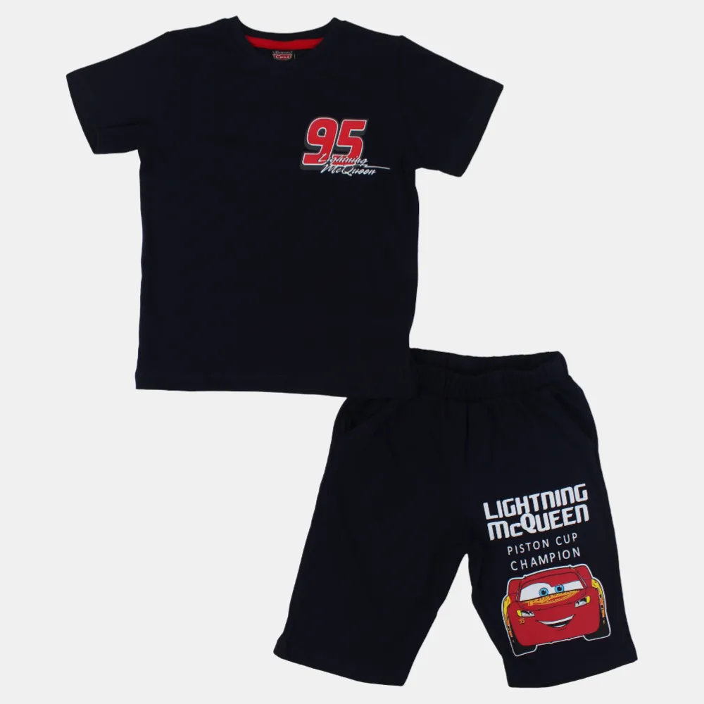 Baumwoll-Pyjama-Set für Jungen - Lightning McQueen Design