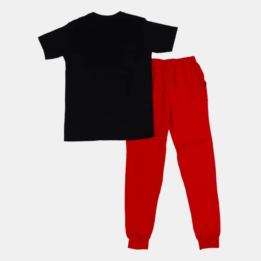 Baumwoll-Pyjama-Set für Jungen – Mehrfarbig