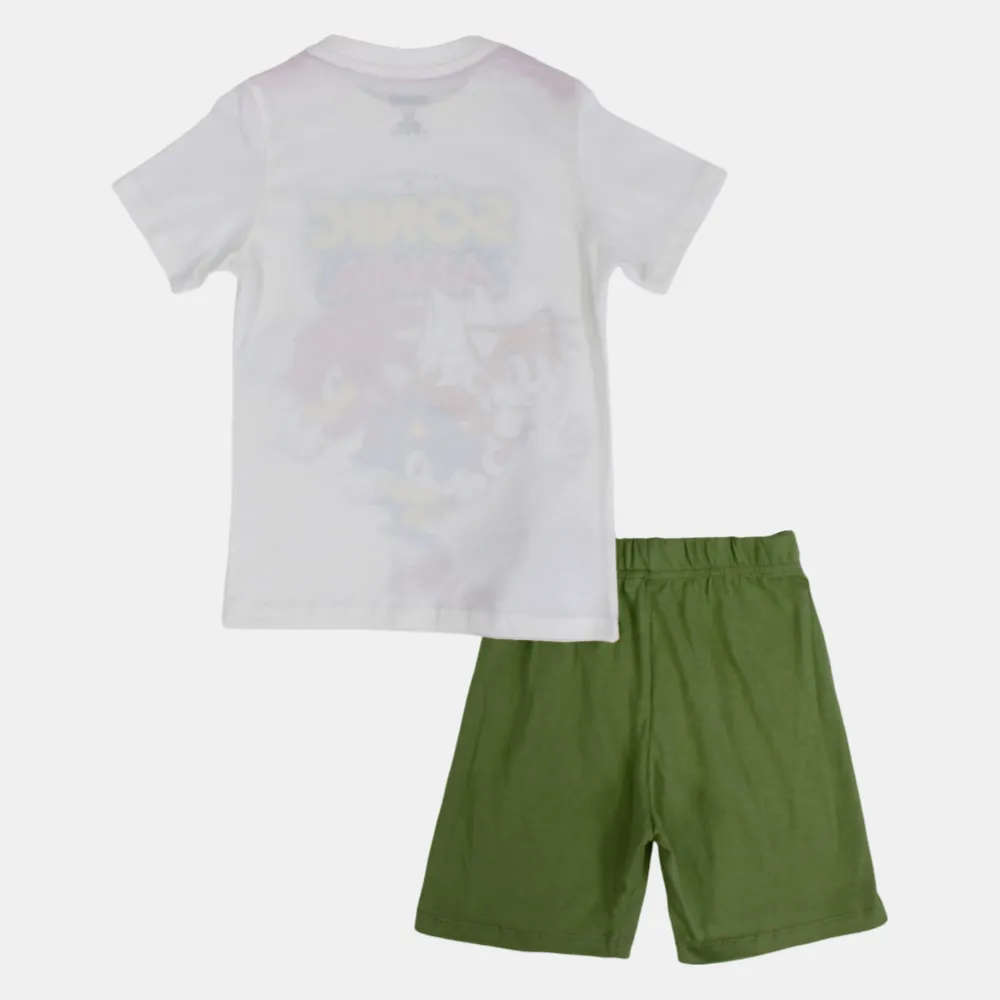 Baumwoll-Pyjama-Set für Jungen - Sonic Mania Design