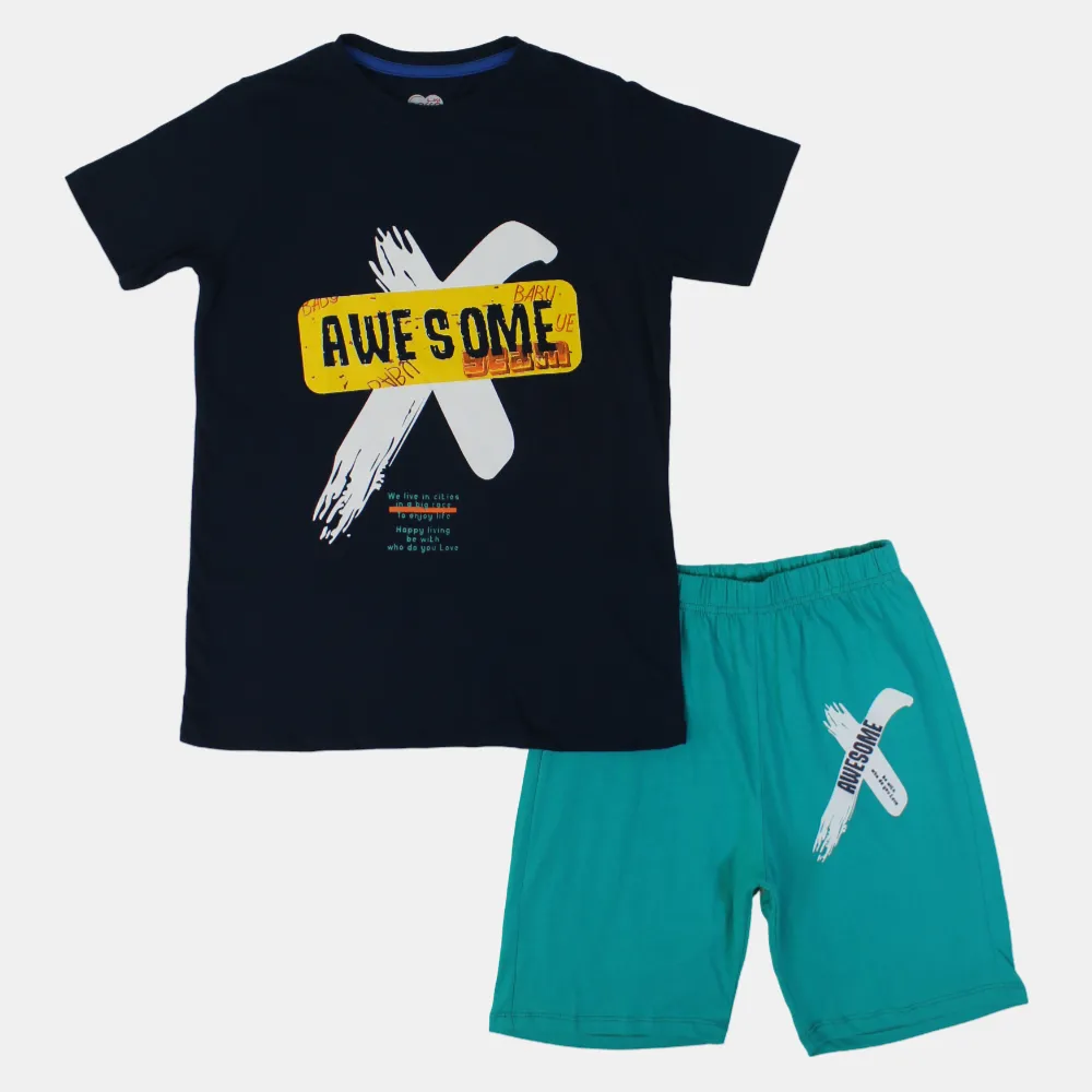 Baumwoll-Pyjama-Set für Jungen mit tollen Design